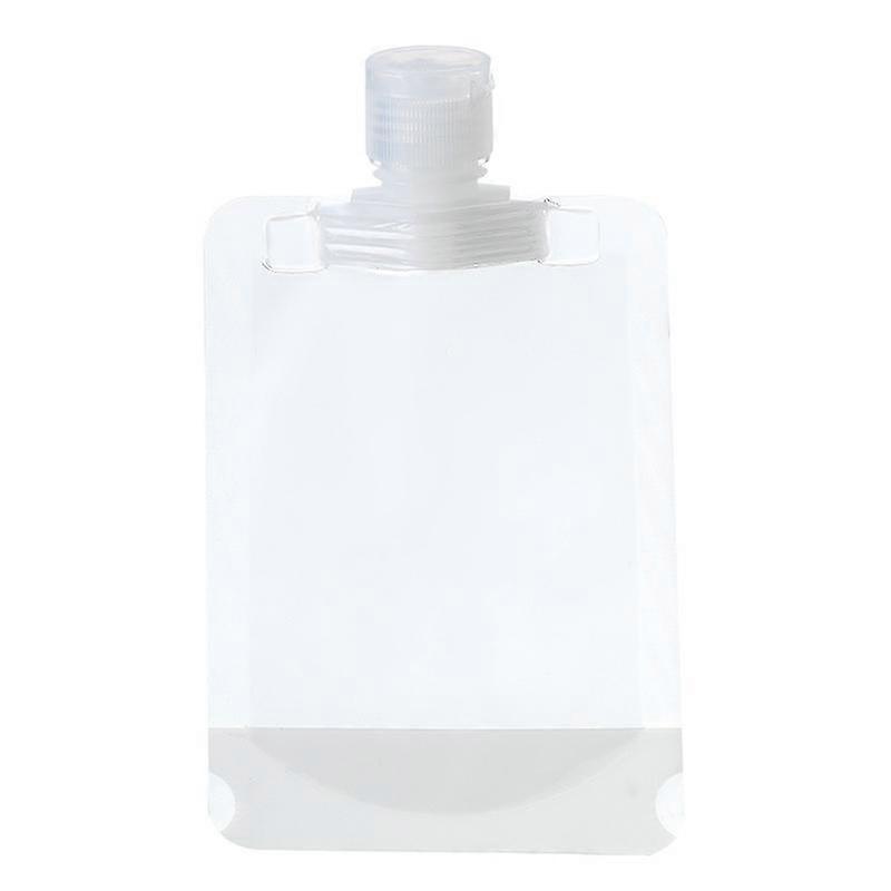 2pcs Flip Cap Refillable Pouches Cosmetic Containers 100ml