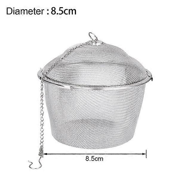Reusable 304 stainless steel tea infuser spherical lock spice tea ball filter practical and durable mesh tea filter kitchen tool
