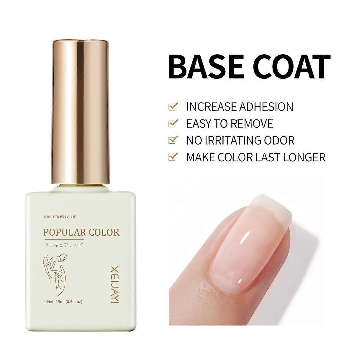 meixia* 2023 New Japanese Basic Functions Gel Base Gel Non-Wash Sealing Layer Frosted Balance Liquid Suit