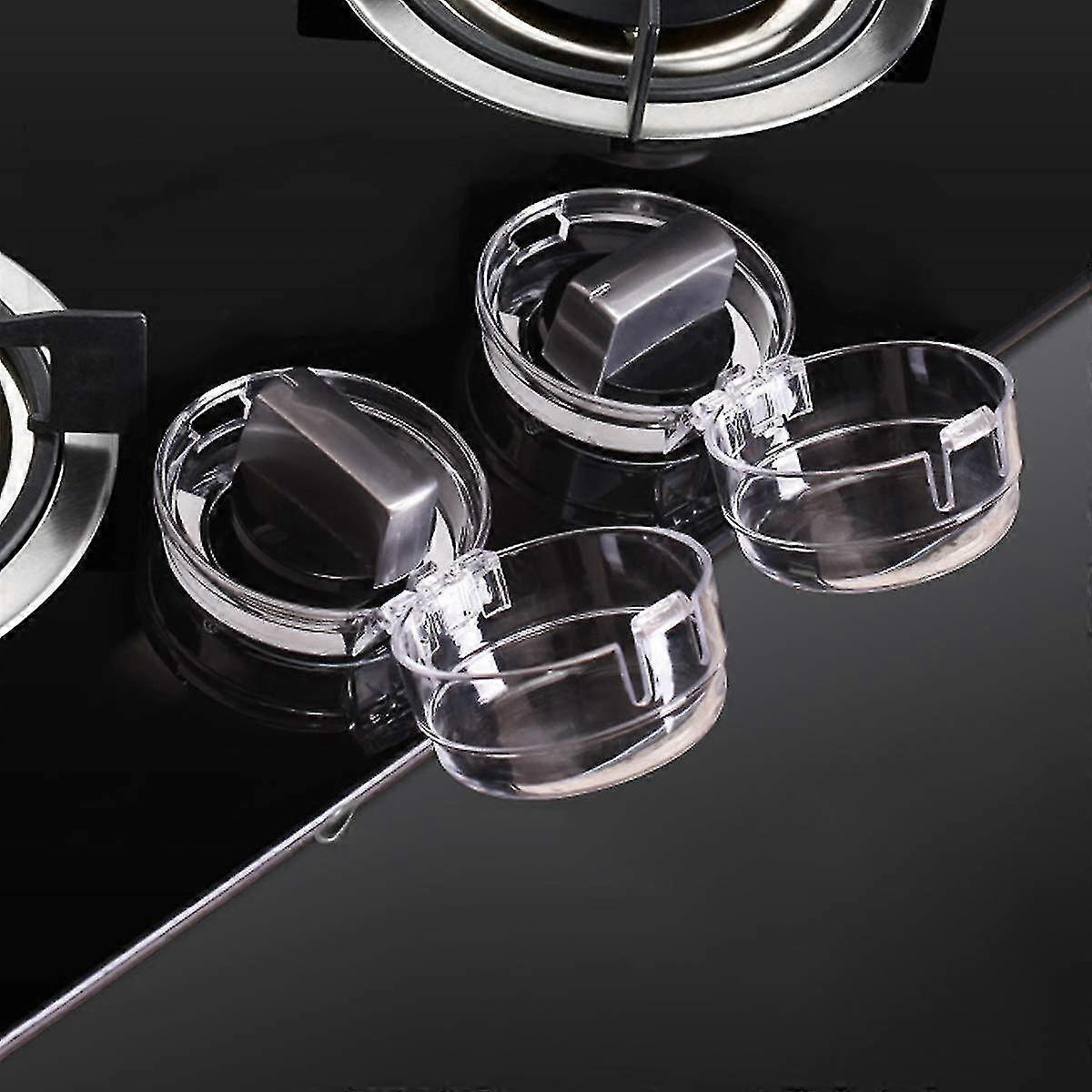 8 Pcs Stove Knob Cover For Child Safety, Child Universal Design Stove Knob Cap Protection Locks