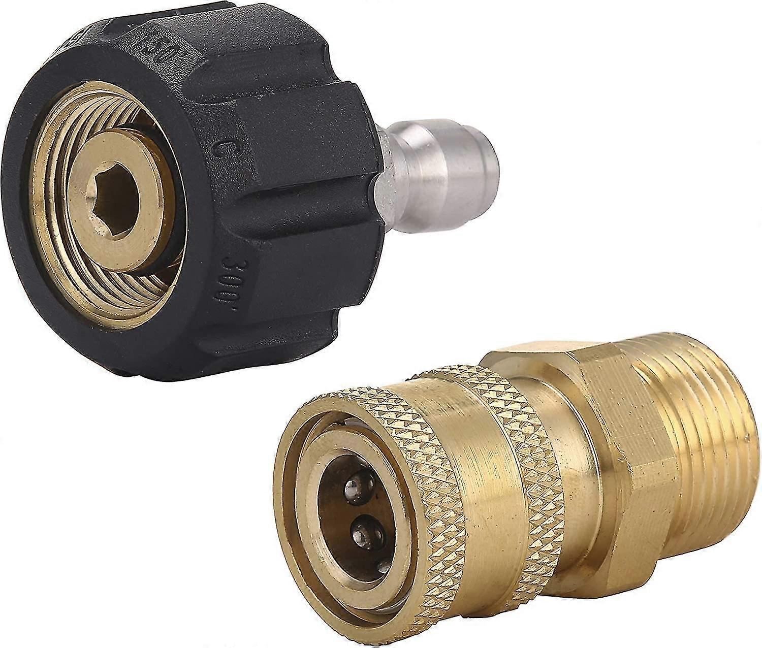 Set di adattatori per idropulitrice, pistola a connessione rapida alla bacchetta, M22 a 1/4'