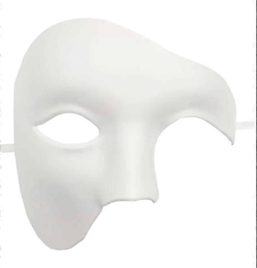 Masque pour hommes, Halloween Phantom Of The Opera Half Face Masquerade Mask