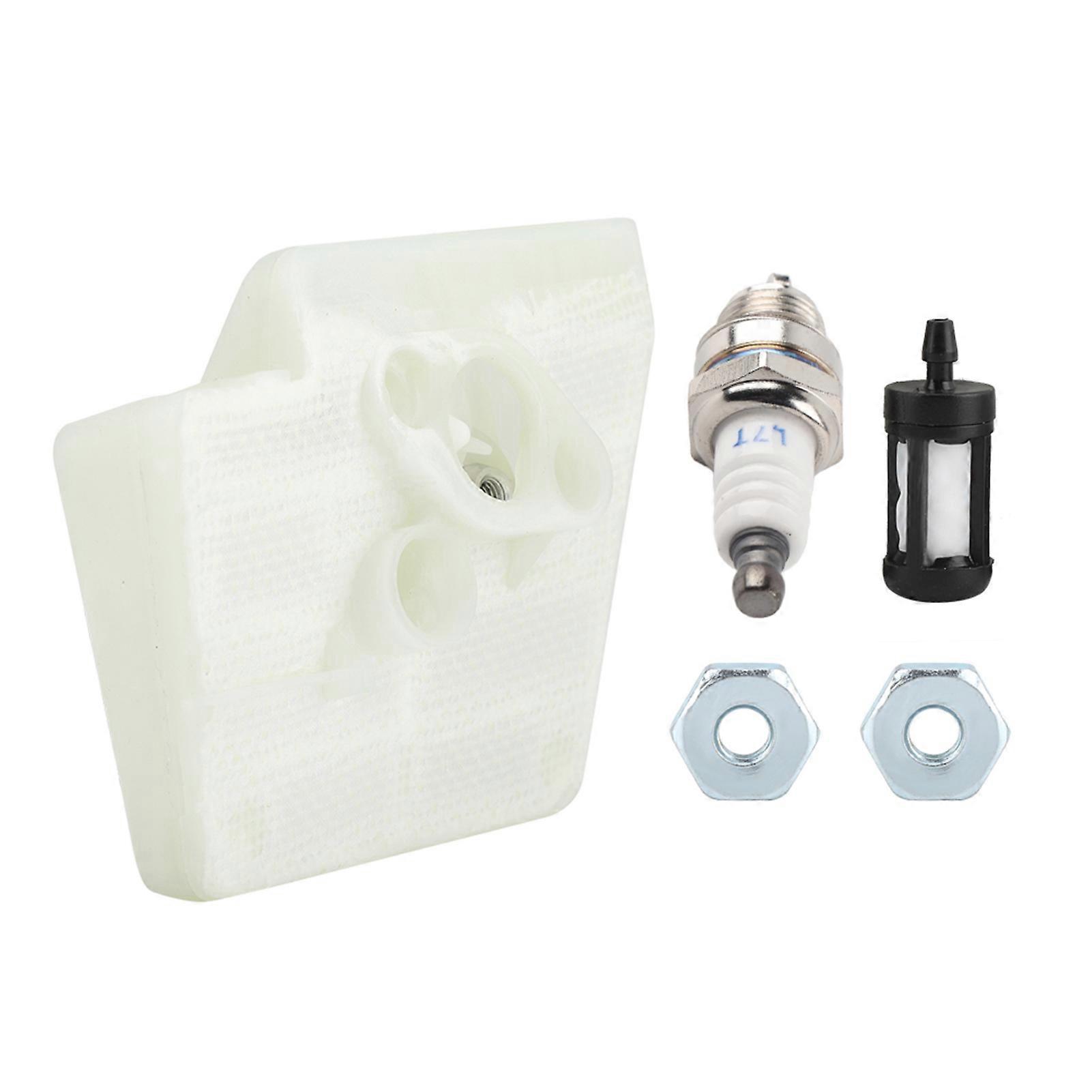 Chainsaw Air Filter Spark Plug Bar Nuts Fuel Filters Kit for STIHL 026 MS260 Chain Saw