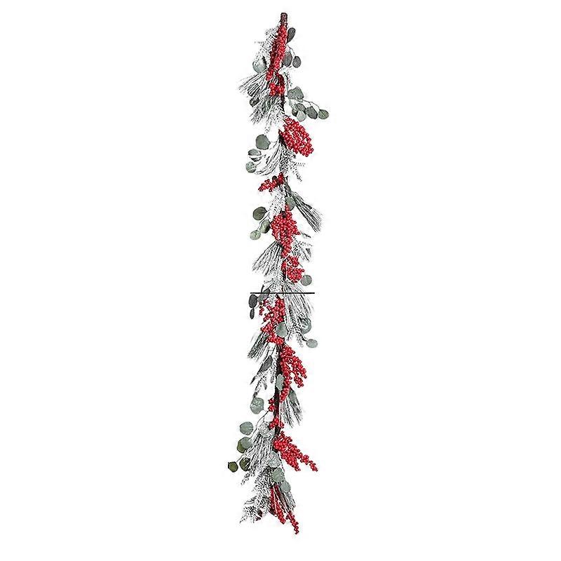Nneoba Christmas Wreath Red Berry Rattan