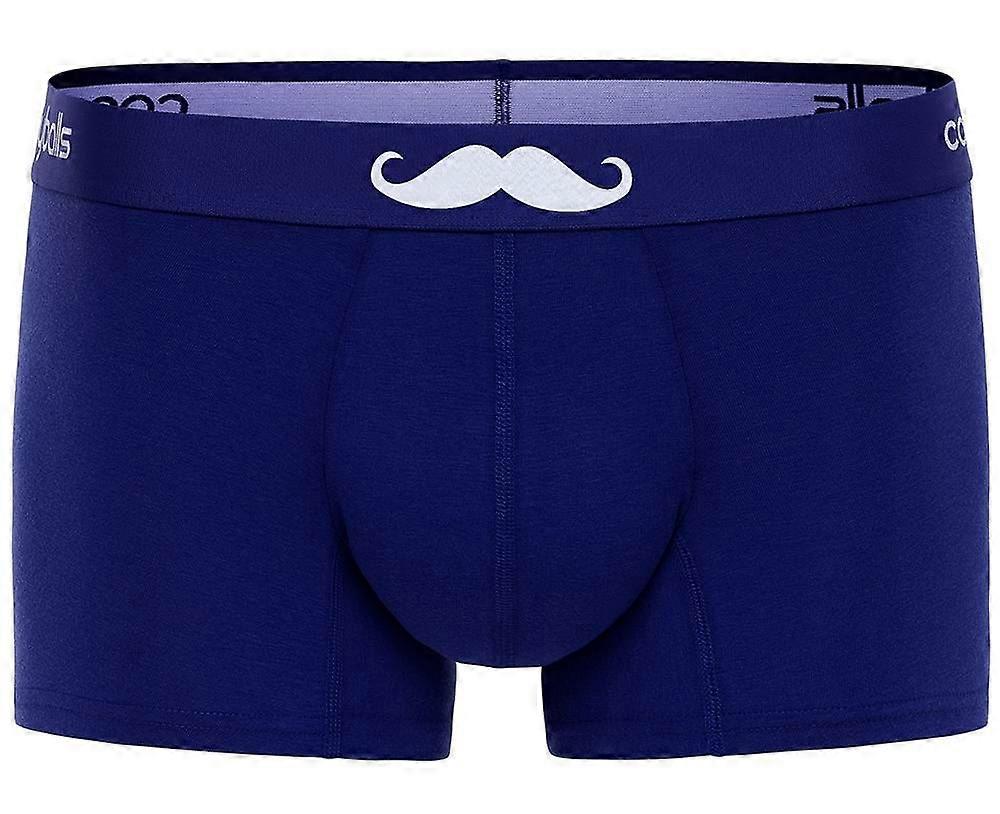 Comfyballs Cotton Regular Boxer - Blue Mustache
