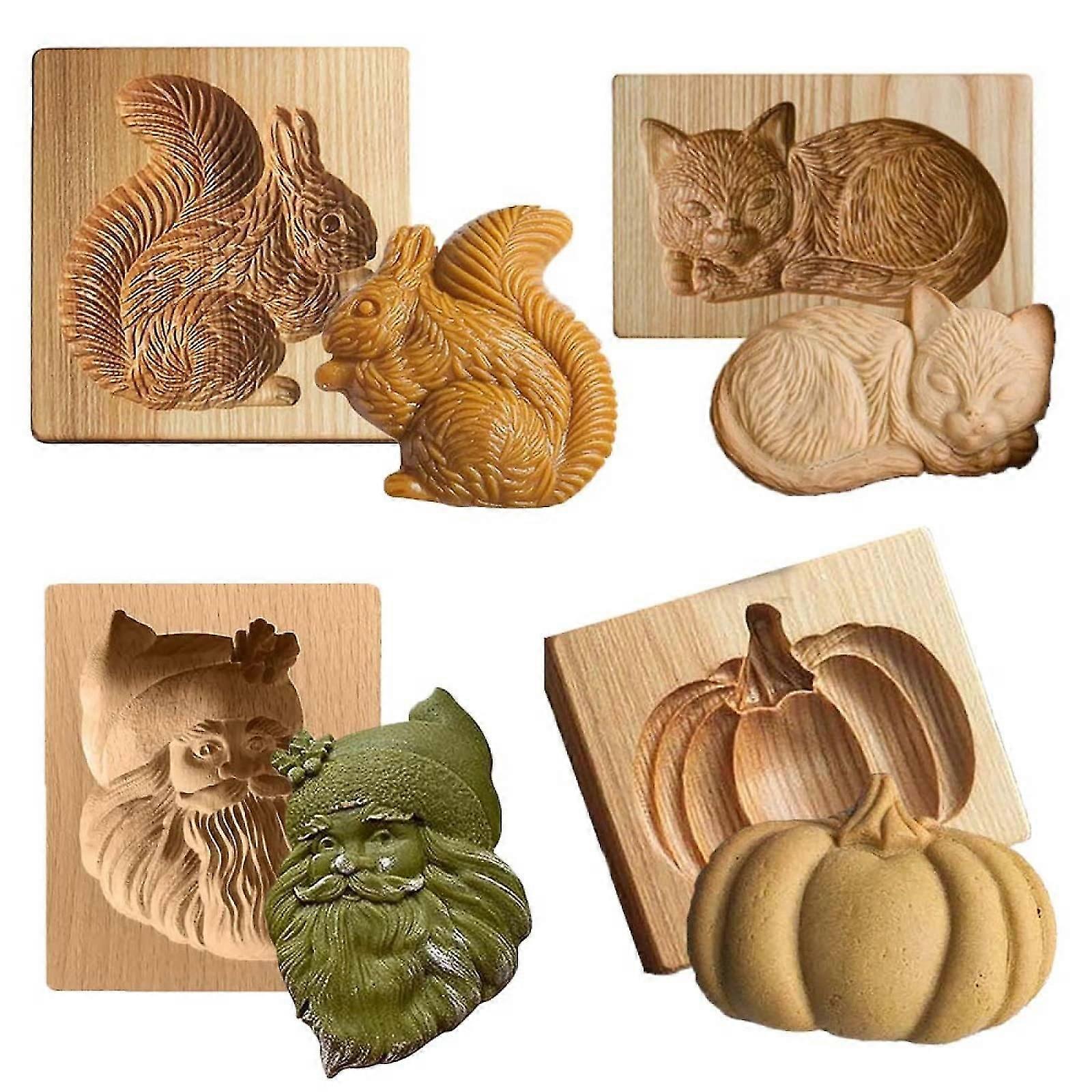 Drevená cookie forma vianočné pečenie forma, ideálna voľba pre nástroje na pečenie pre vianočné cookies dekorácie