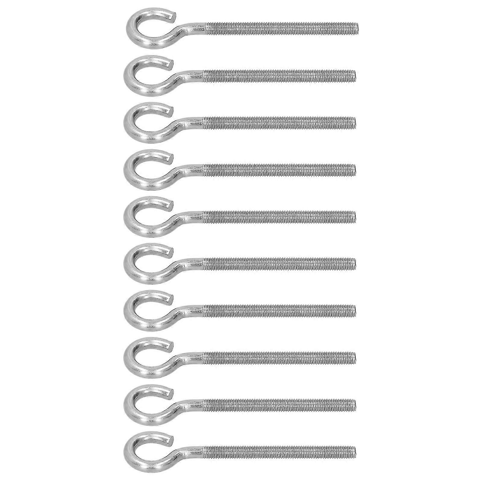 M6 gyűrűs csavarok 10Db rozsdamentes acél csavaros horgok napernyő hálókhoz