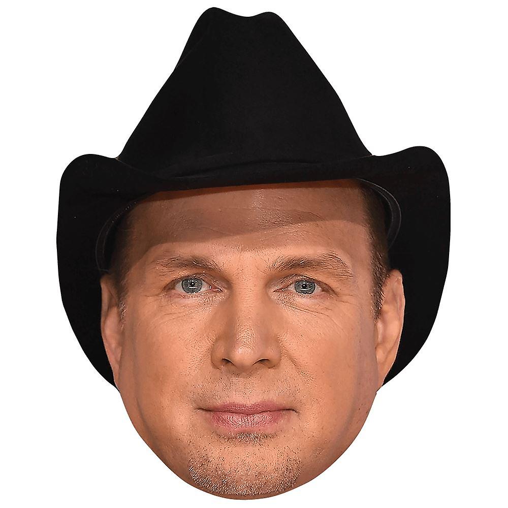 Garth Brooks (Hat) Celebrity Mask, Flat Card Face