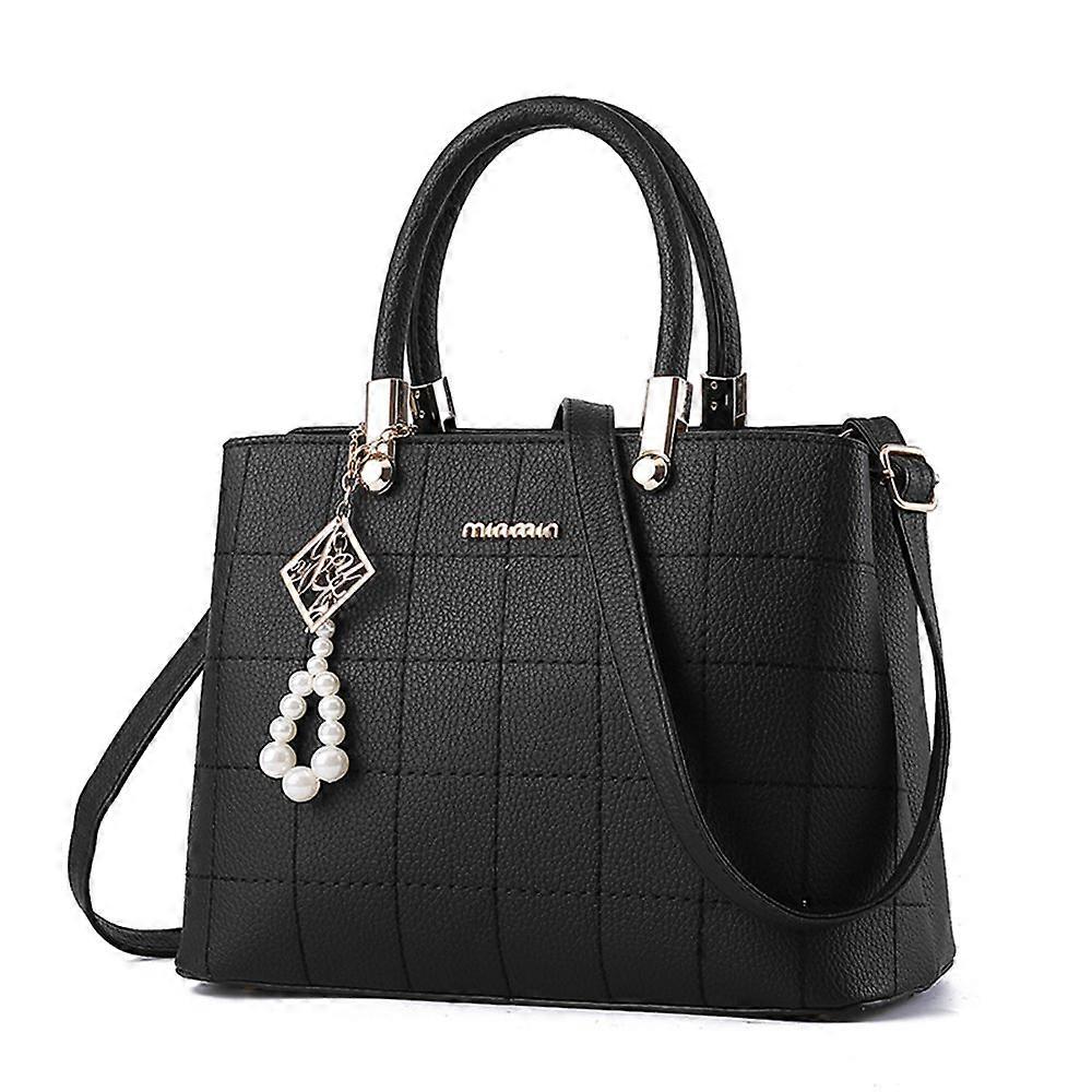 Black with diagonal straddle bag