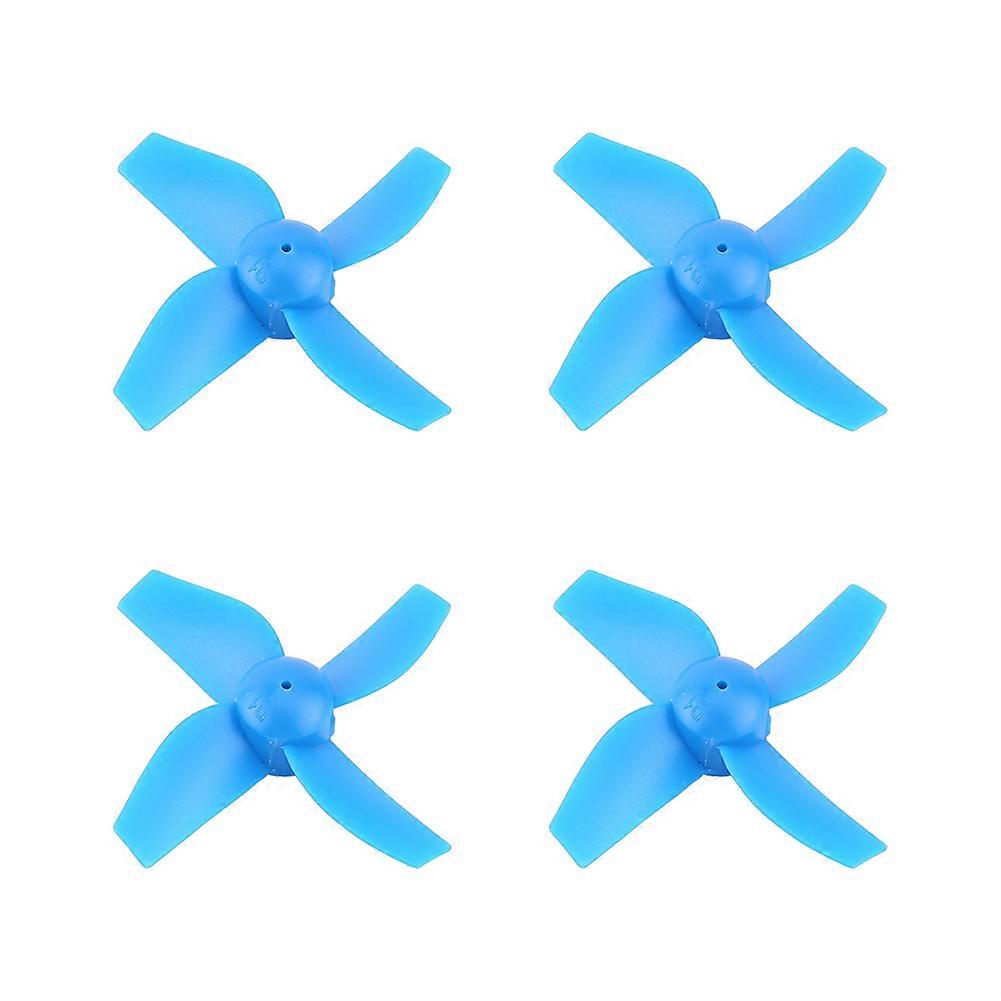4Pcs New RC Quadcopter Four-blade Propeller Blades Drone Accessory For H36 E010 (Blue)