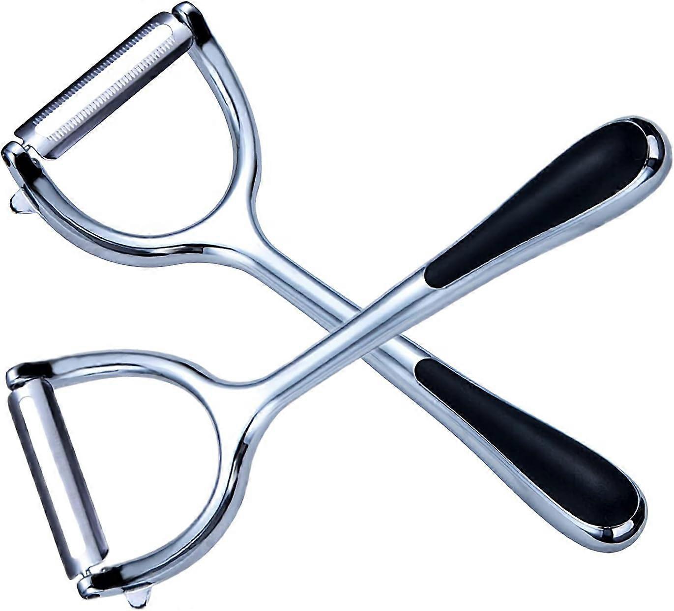 Kitchen Vegetable Peeler, 2-Pack, Ergonomic Non-Slip Handle