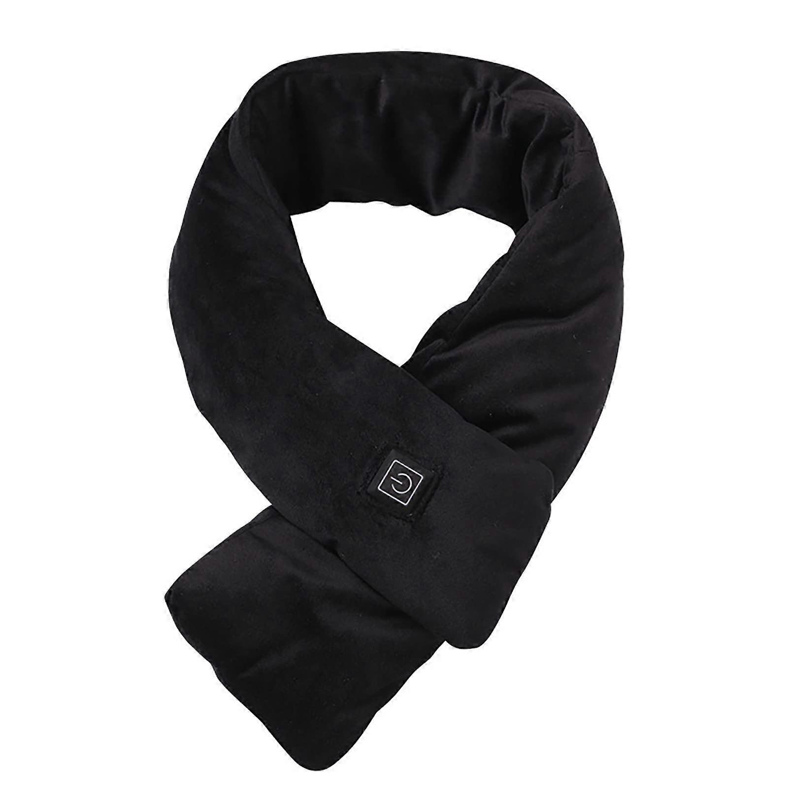 Rechargeable Electric Heated Scarf with Adjustable Temperature for Neck Pain Relief, Soft Material, Stylish Design