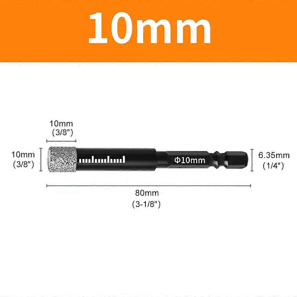 Automatic Discharge Of Waste Material Hole Saw Hexagonal Shank Brazed Dry Ceramic Tile Diamond Drill Bit Porcelain Cup Saw Ick