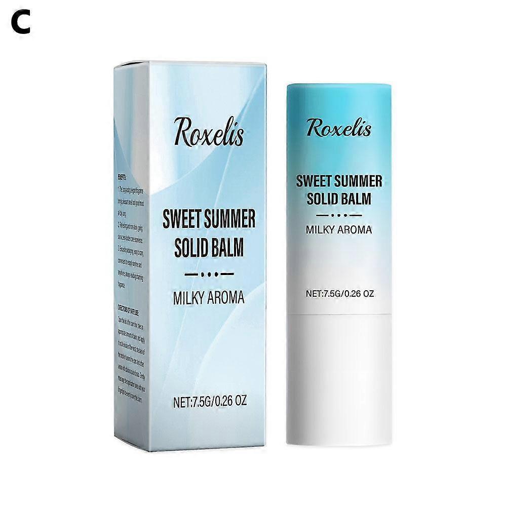 Long-Lasting Fragrance Solid Perfume Balm 7.5g Portable Moisturizing Skin Scent Multiple Options Elegant Design