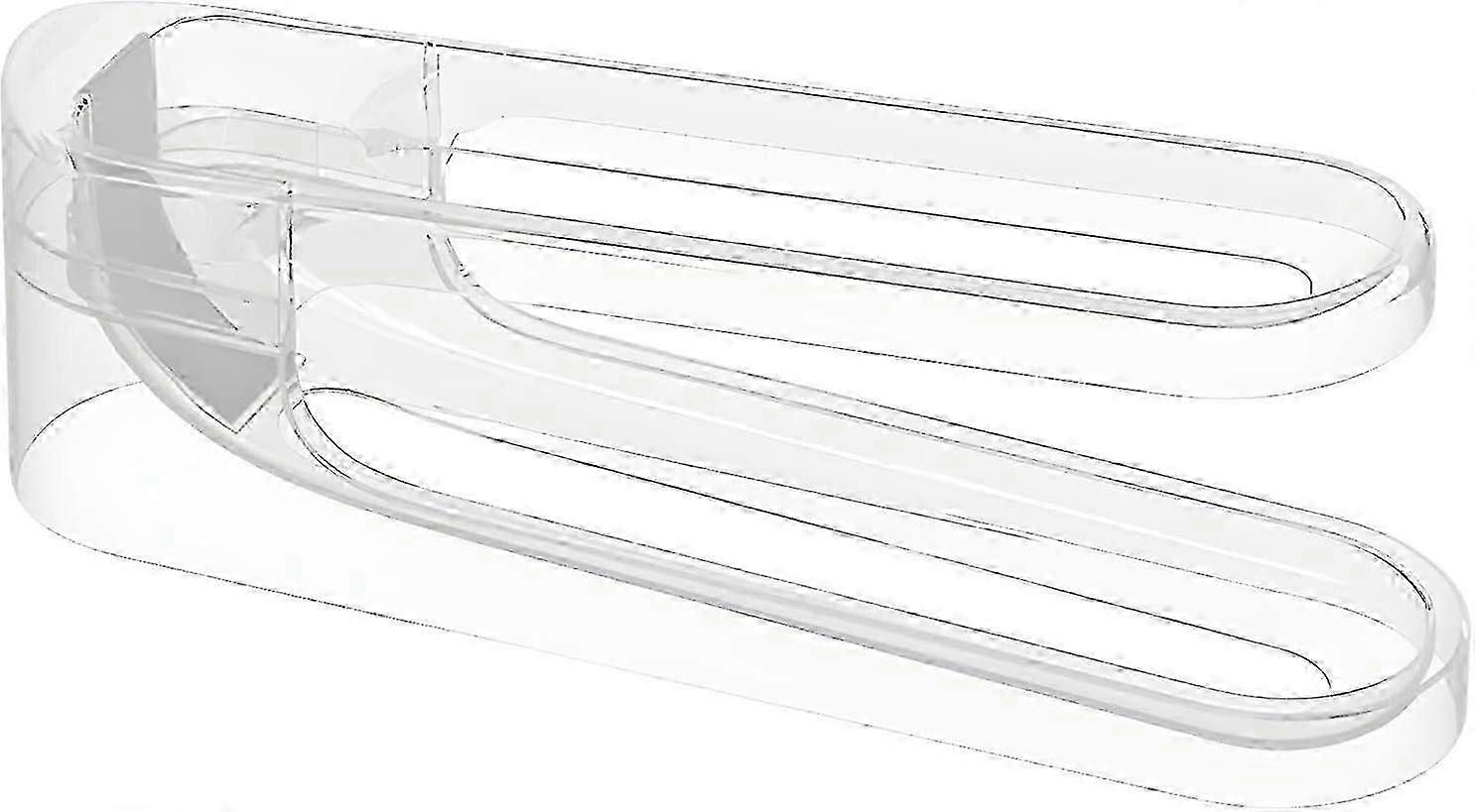 Egg Holder for Fridge | 2-Layer Fridge Egg Holder Roller | Space Saving Egg Rack, Automati