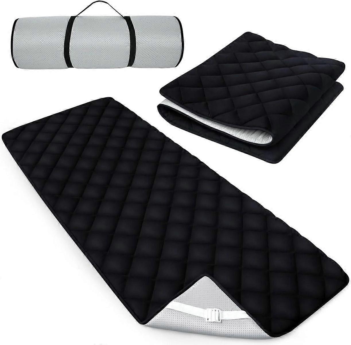 Cot Mattress Topper Pad Quilted, Foam Camping Cot Mattress Pad Non-Slip Super Soft Comfortable 75"x30", Cool Sleeping Cot Mattress Pad for Camp Cot/Rv