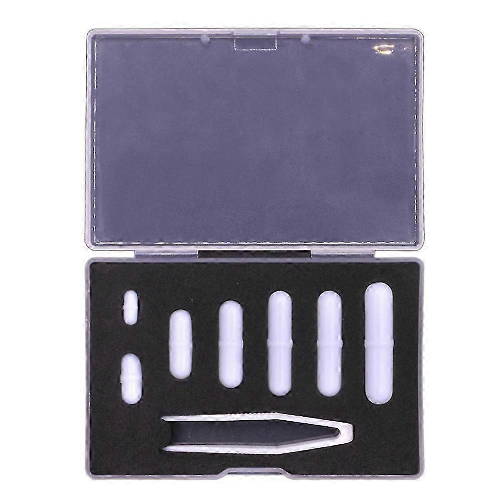 INTLLAB Magnetic Stirrer Bar Mixed Size PTFE Magnetic Stirrer Mixer Stir Bars, Type-B Set js