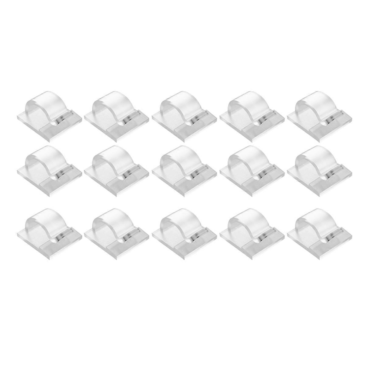 Hooks for Outdoor String Lights Clips 15 Pack Clips Clear Light Hook