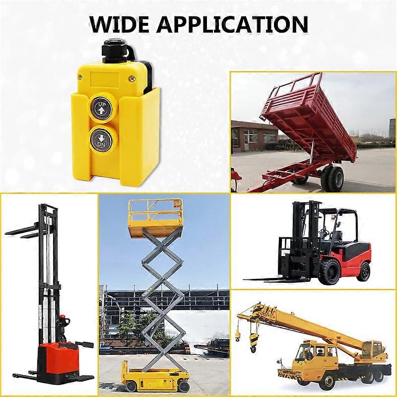 Dump Trailer Remote Control Switch 12V DC Up Down Control Switch Hydraulic Pump Power Acting Lift Un