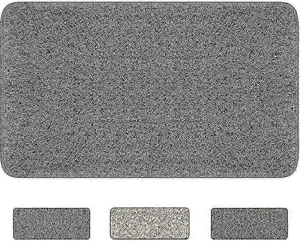 Doormat Indoor Dirt Trapping Mat Machine Washable Non-Slip Microfiber Super