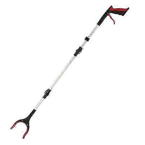 Grabber Reacher Tool Foldable 360-degree Rotating Anti-slip Reacher Grabber Pickup Tool red