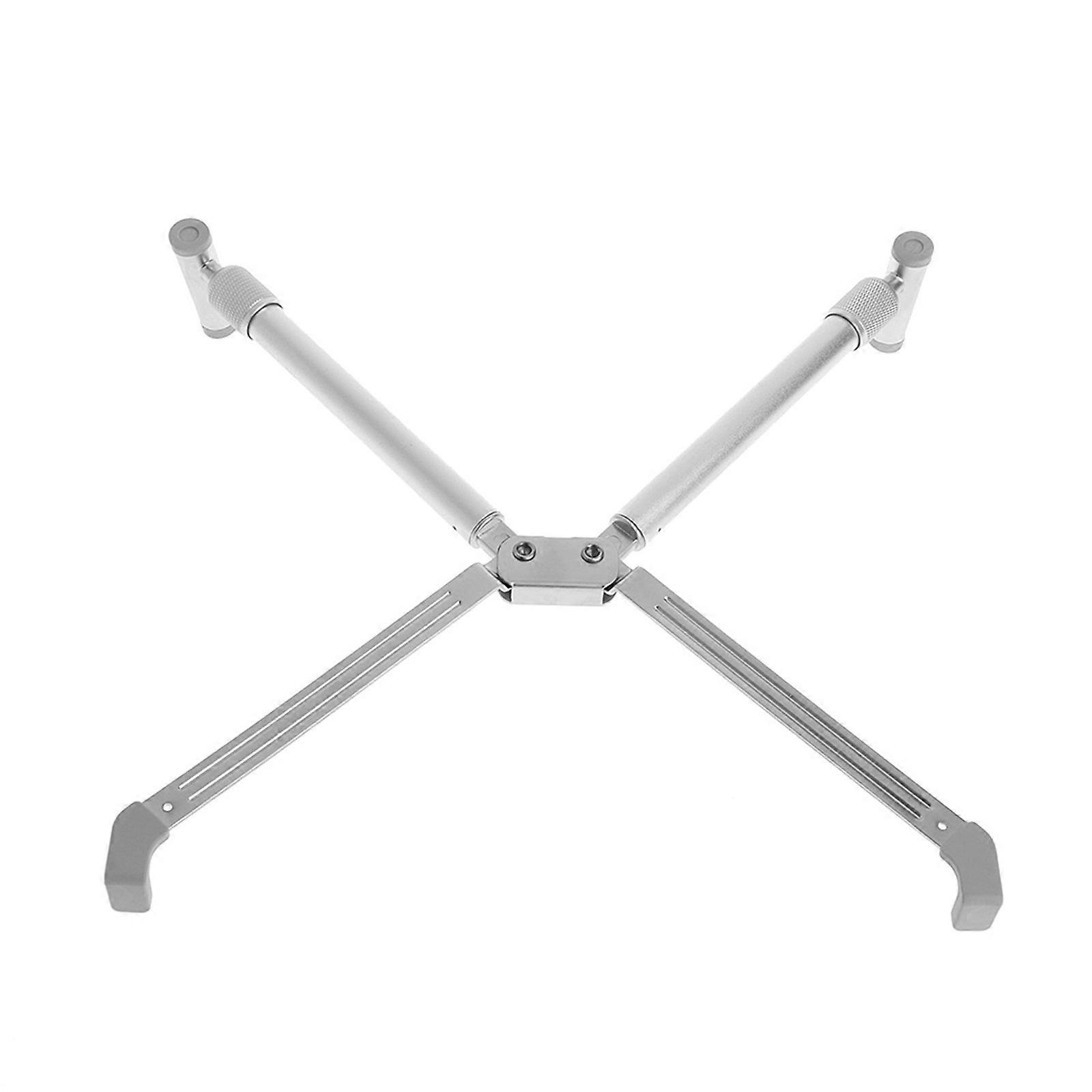Ergonomico Laptop Cooling X-Stand Pieghevole Portatile In Alluminio Per Computer Portatile 12-17 in Nero