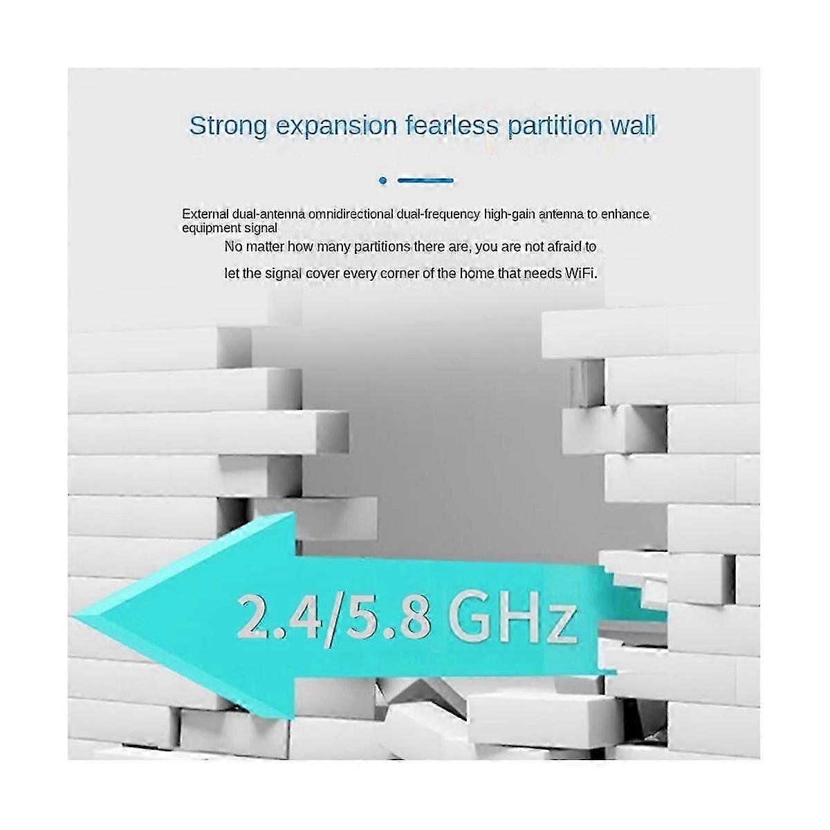 Wireless LAN Adapter USB3.0 Wi-Fi6 1800M Wireless LAN Ethernet Wi-Fi Dongle 1800Mbps2.4G 5.8G Dual