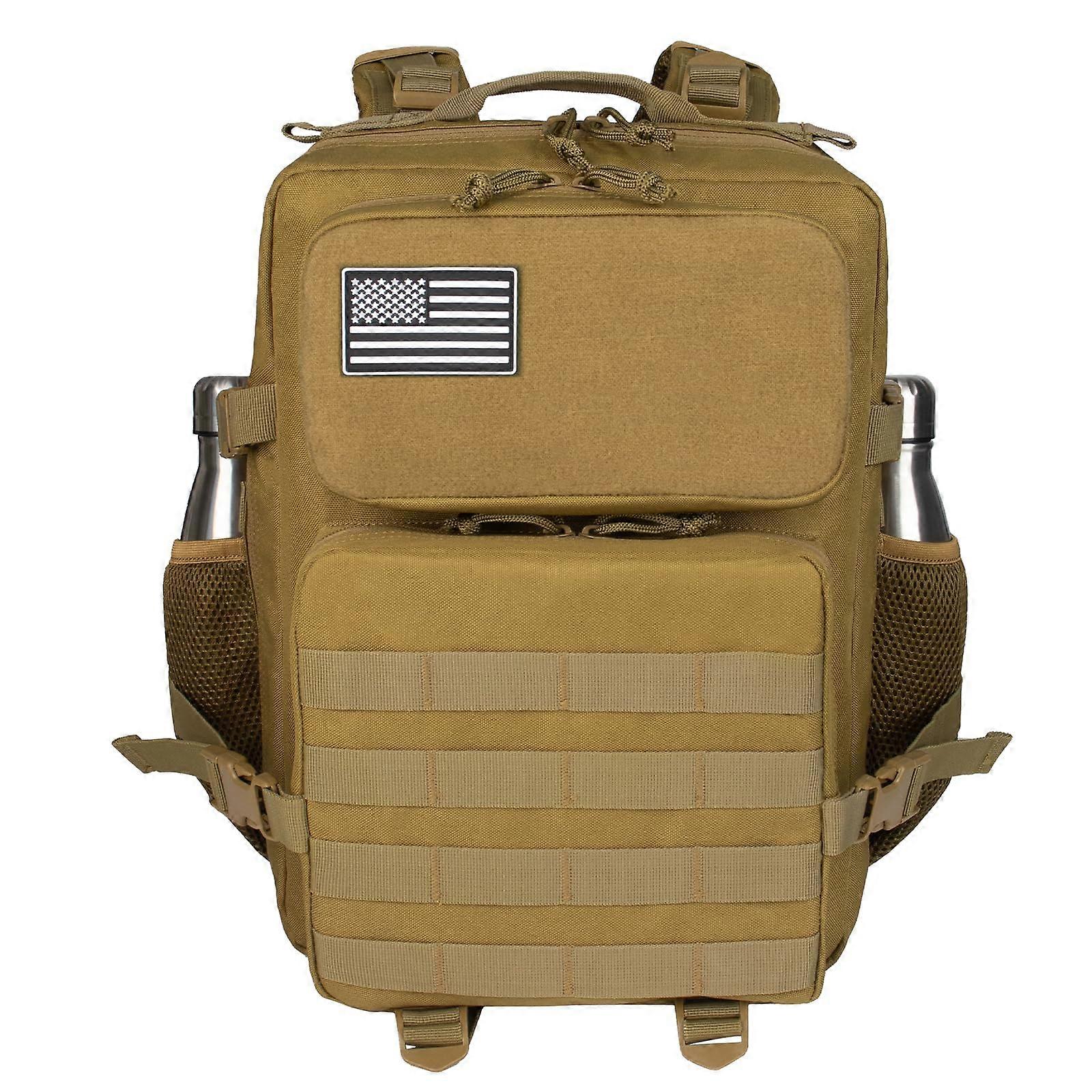 Small Military Tactical Backpack 25L For Outdoor Camping, Water-Resistant, Lightweight Nylon, Multi-Function Design