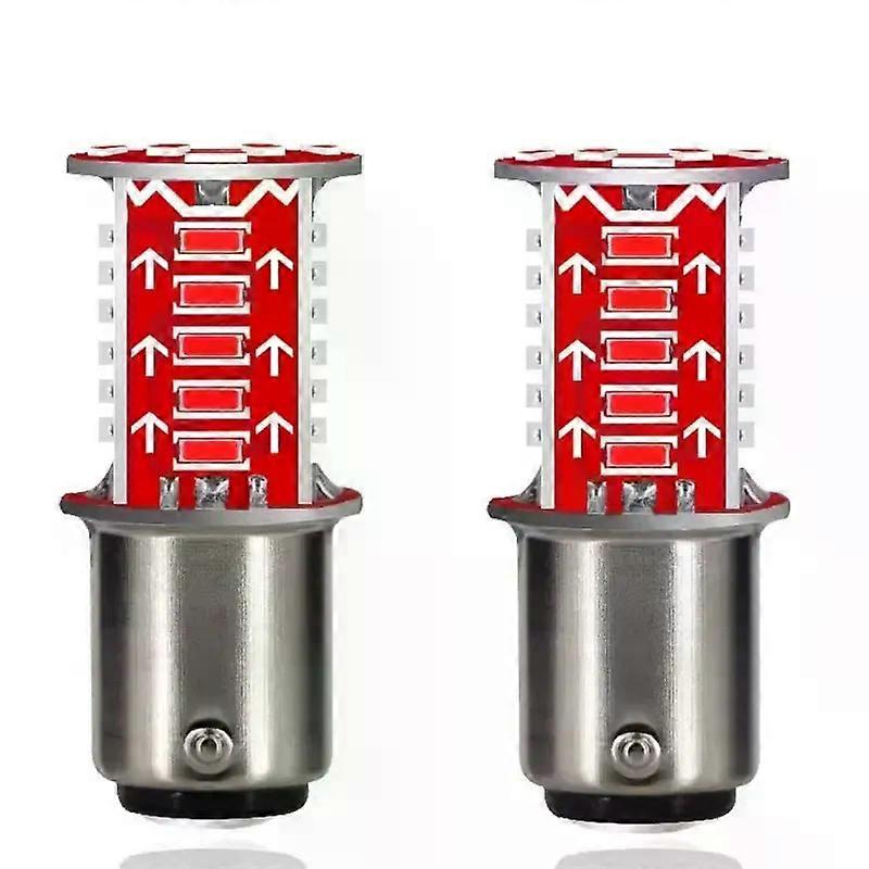 Motorcycle Brake Light LED Bulb Flasher 12V Flashing Turn Indicator Brake Lights Universal Red White Blue Tail Light Lamp Bulb