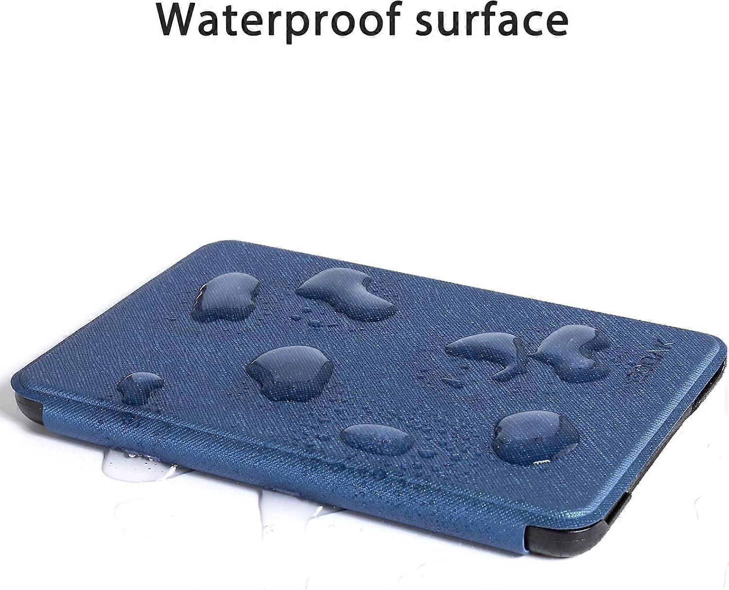 Case for 6 Inch Kindle 11th Generation - Premium Leather Cover with Smart Auto Sleep Wake Feature, Protective Case for Kindle Basic