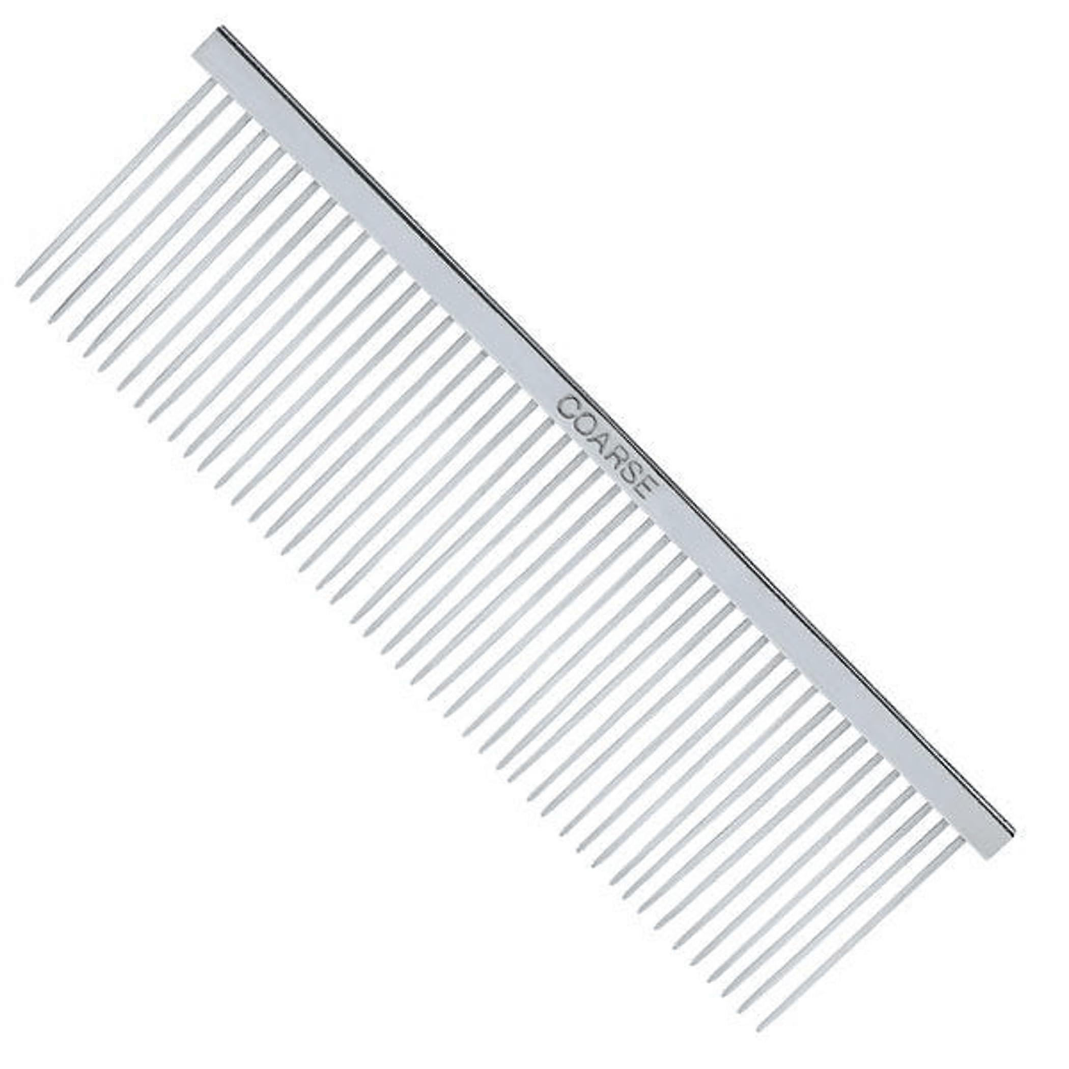 7-1/2-inch greyhound pet care comb, rough
