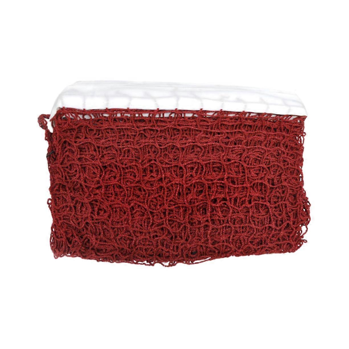 Badminton Netting 6.1m x 0.76m Wear-Resistant Nylon Sports Net for Indoor and Outdoor Easy to Clean Use