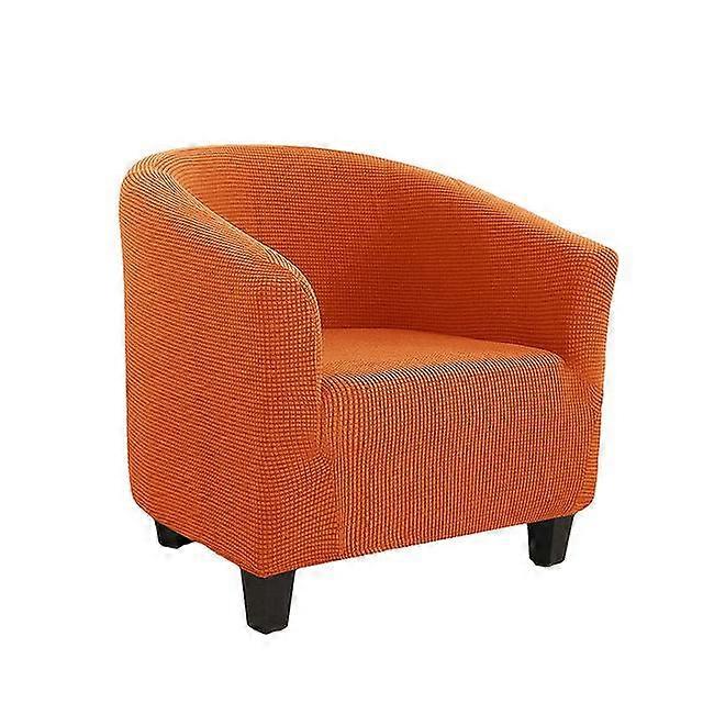 Jacquard Stretch Club Sofa Cover Ενιαία πολυθρόνα Slipcover Απλό εγχώριο τόξο -σχήμα καρέκλας καλύπτει για σαλόνι Pet Kid Couch Case