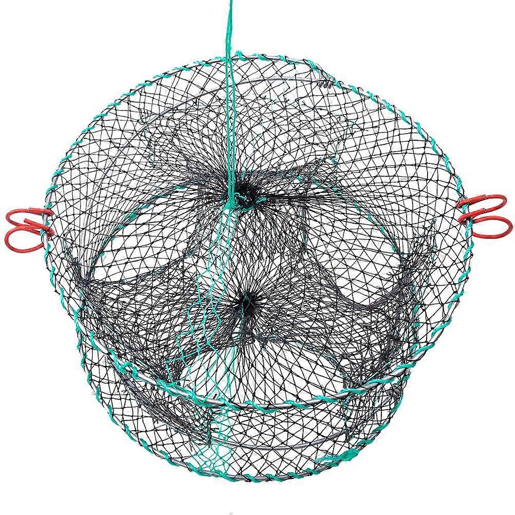 3 hål Fish Trap Räkbur Fällbart nät för fiske