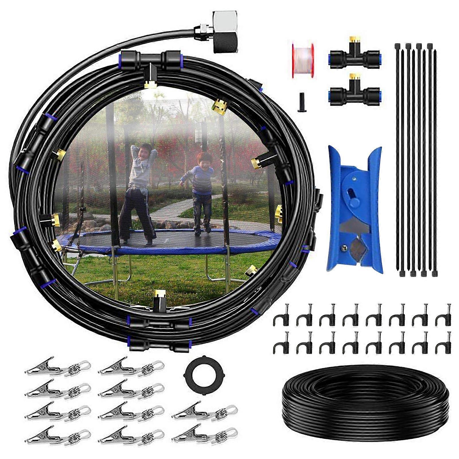 Low Pressure Quick Plug Atomization Suit Outdoor Trampoline Sprinkler System