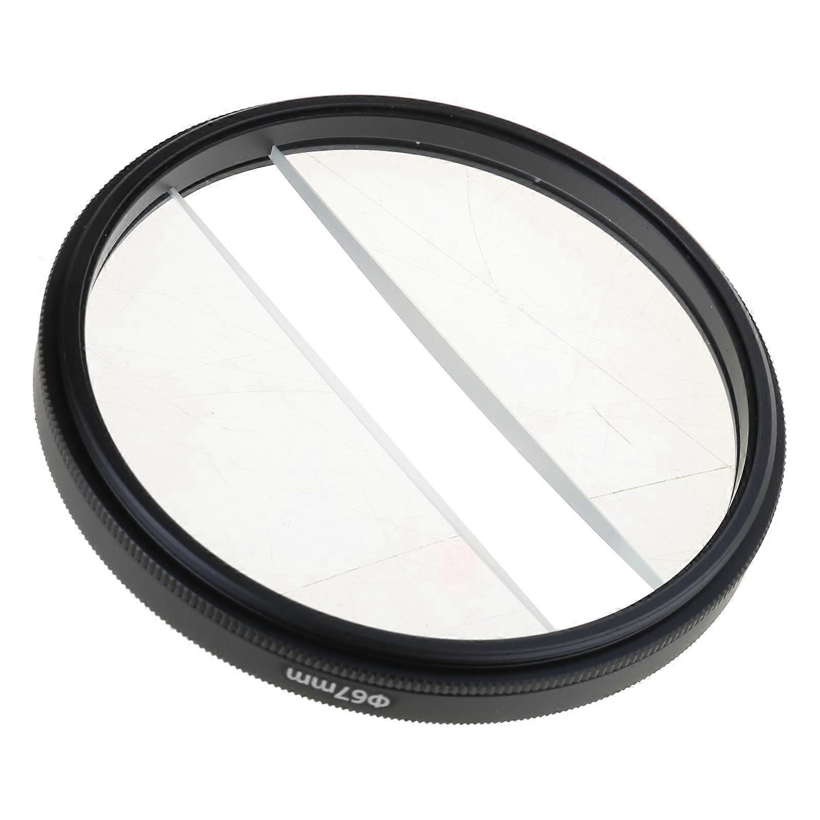 Centerfield Split Diopter Filter for Camera Lens Special Effect Filter 49/52/55/58/62/67/72/77/82mm