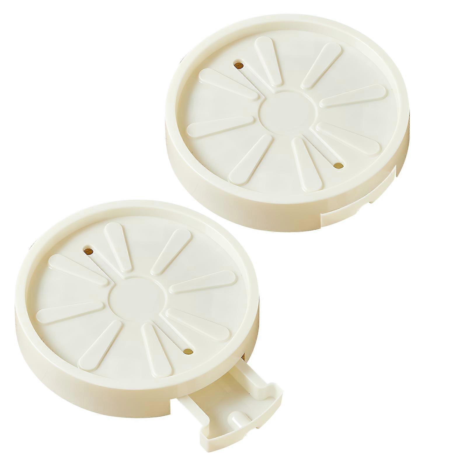 2 Pack 12.6' Plant Caddy with Concealed Silent Wheels,HeavyDuty Rolling Stand,176LB