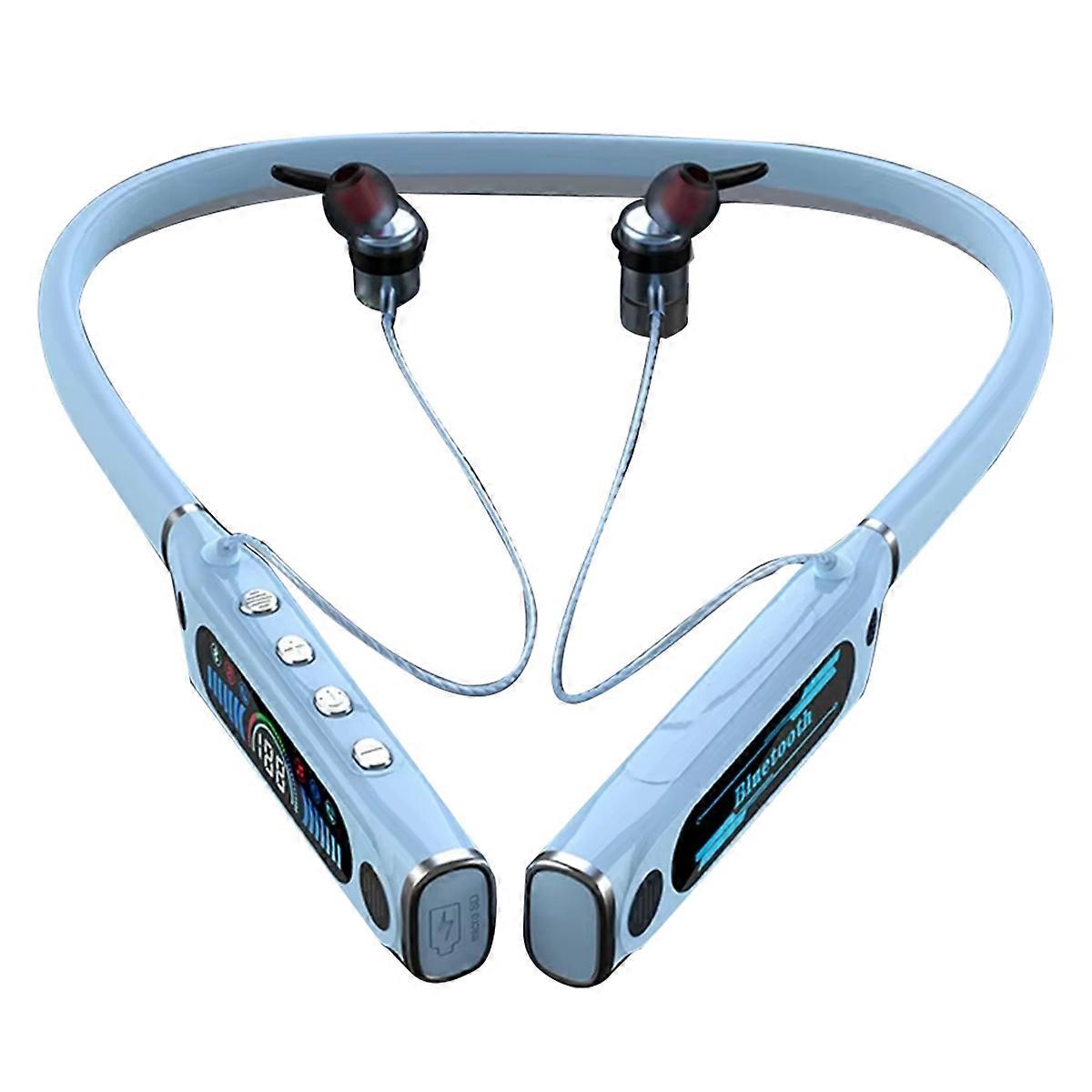 Playback Sports Earphone Bluetooth with Microphon Light Blue