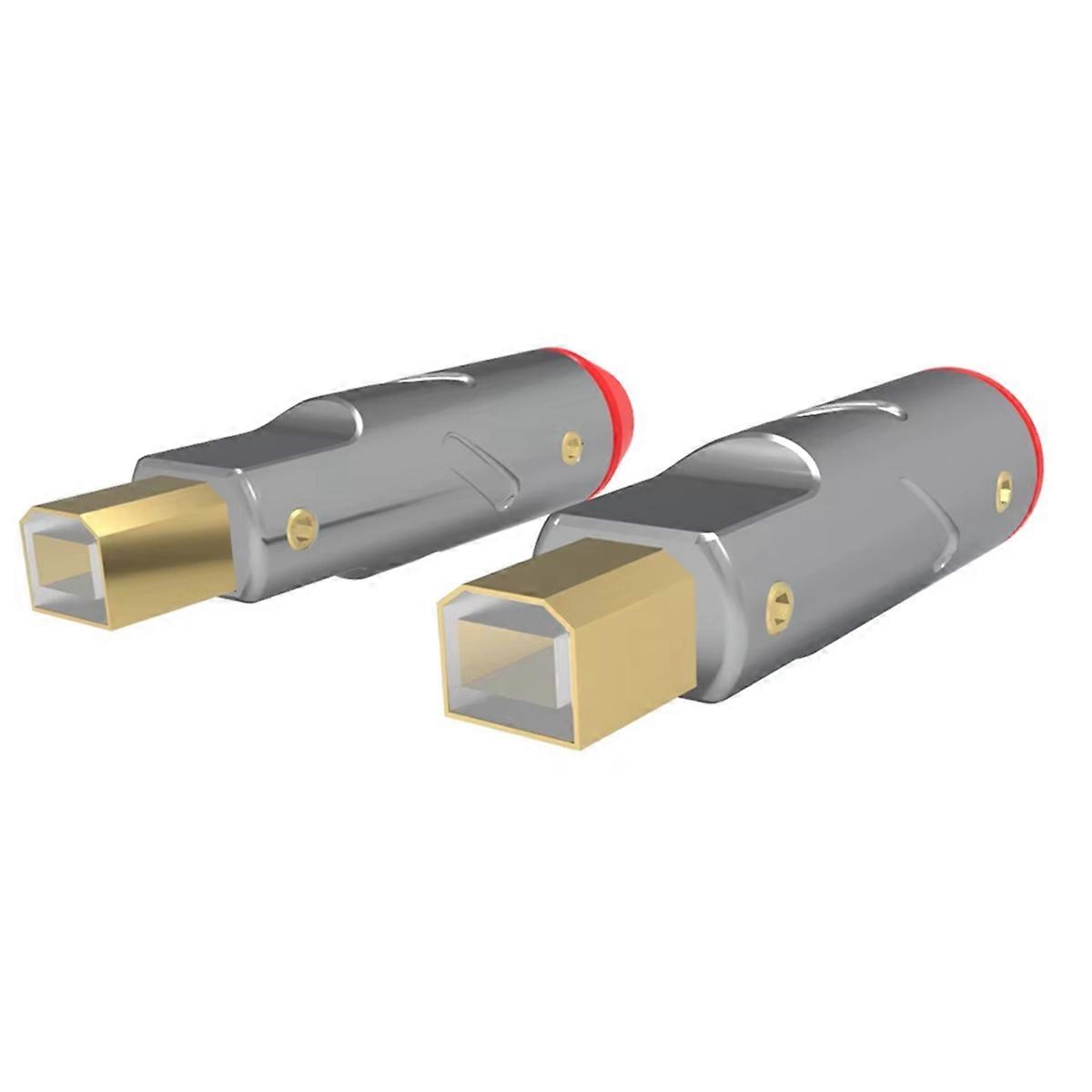 HiFi Audio Decoder 24K Gold Plated USB Data Cable DIY Type A Type B USB AB USB 2.0 Connector Jack Ta