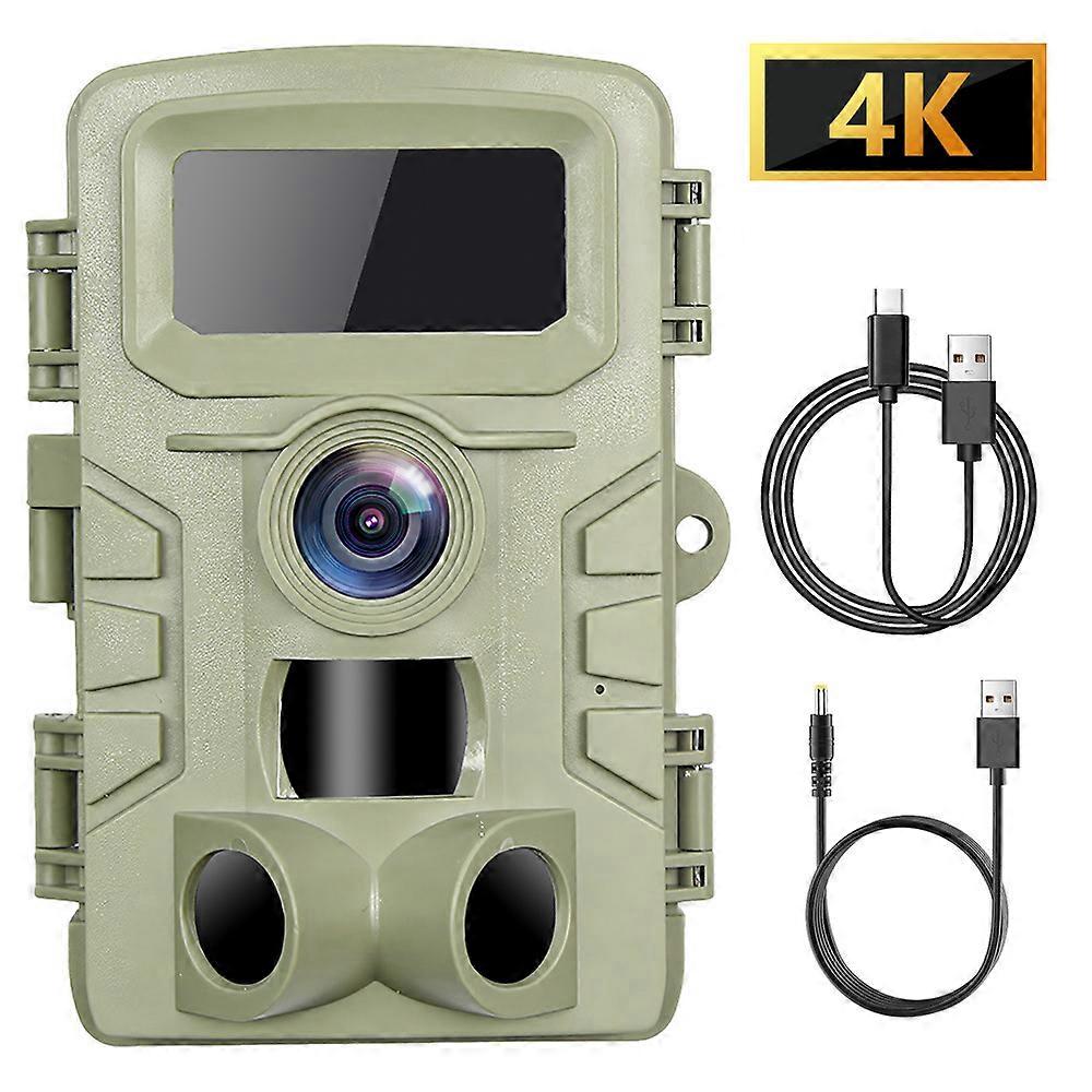46 LED Infrared Night Vision Wildlife Camera 48MP 4K Hunting Camera 0.3-0.6s Trigger Time Trail Camera