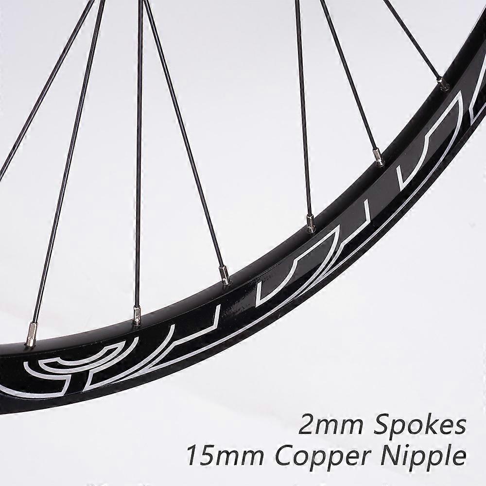 MTB Wheelset 26/27.5/29 Inch Mountain Bicycle Wide Rim Wheel Set Front & Back Wheels with Hub 6 Pawls