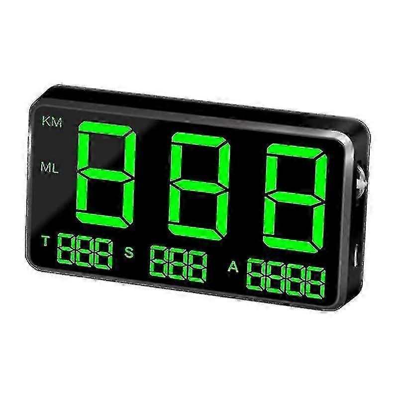 Car Gps Speedometer Head Up Display Overspeed Mph/km/h Warning Alarm
