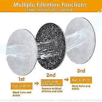 Filter för husdjur 6-pack vattenfontän för