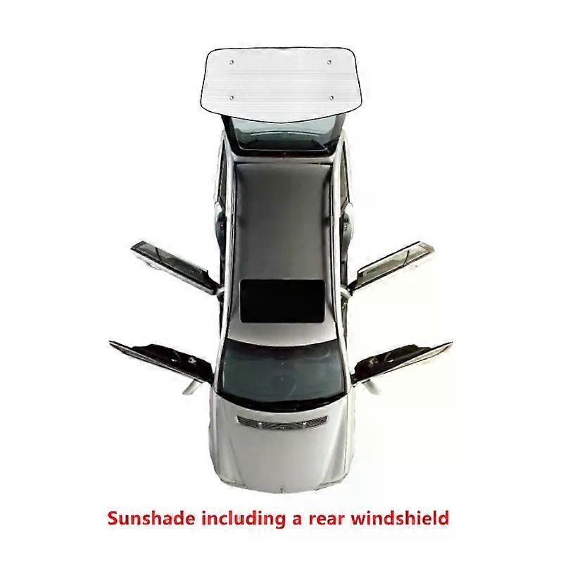 Car Anti-UV Full Coverage Sunshades Suitable for Honda Fit Jazz GK5 2014~2019 Car Sunscreen Window Sunshade Covers Accessories Sun Visor