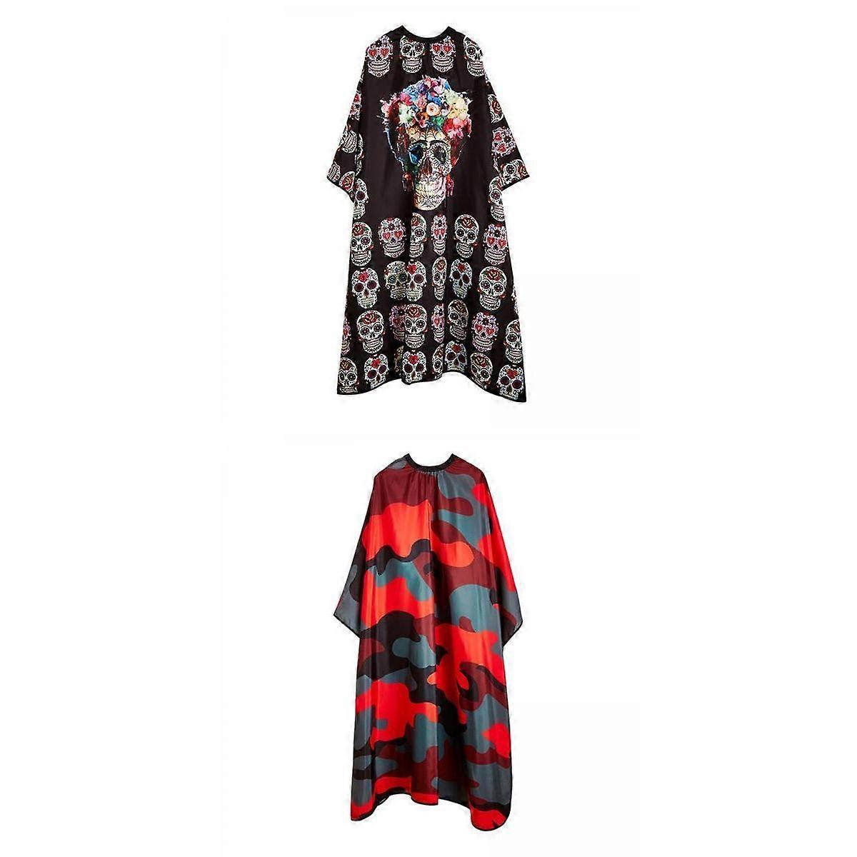 2個の防水理髪店美容院スタイリストケープヘアスタイリングケープ