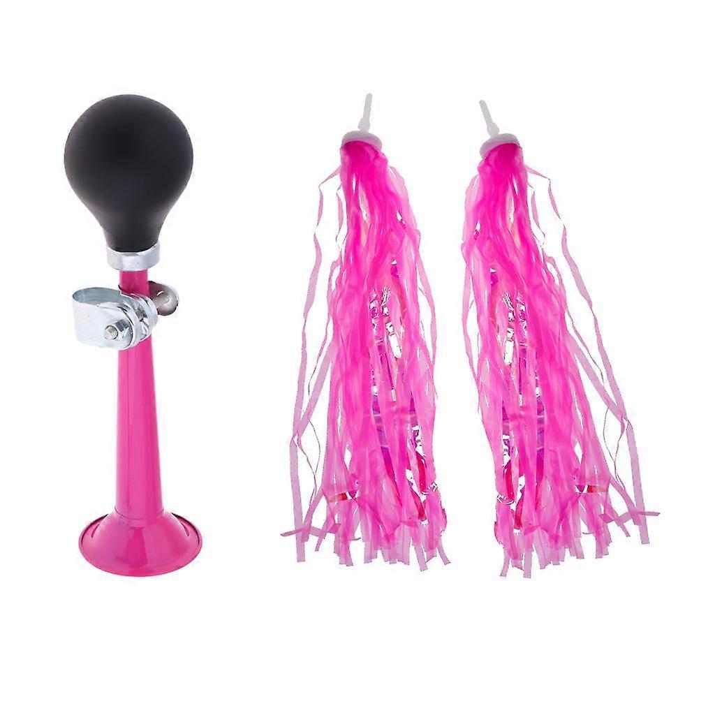 Kolo Retro Kovový vzduchový roh Hooter Bell s jízdními koly Scooter Streamers střapce pro