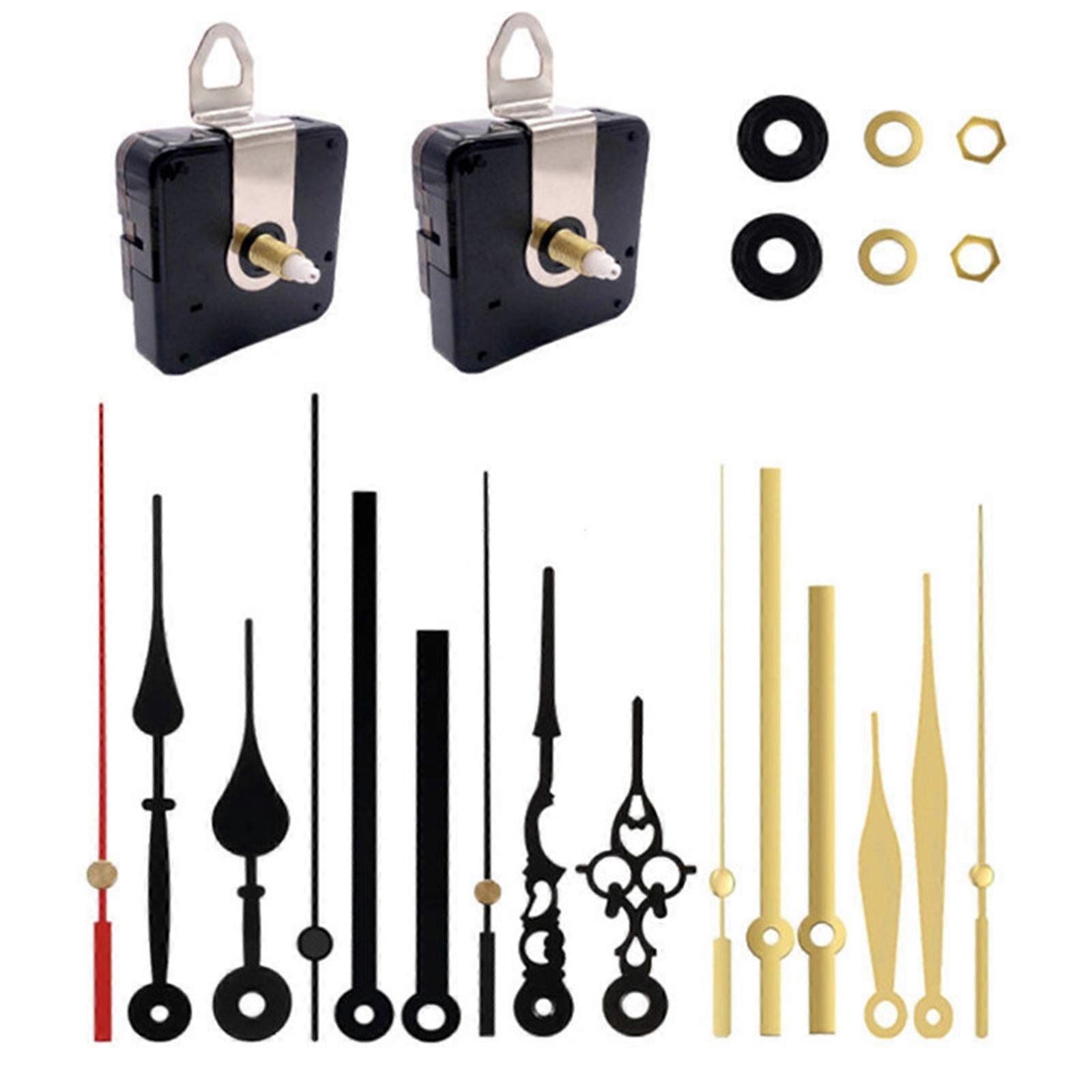 Clock Mechanism Movement Hands Pointer Set for 7-9mm Thickness Clock Panel Clockwork Watch Repair DIY Wall Clocks Motor