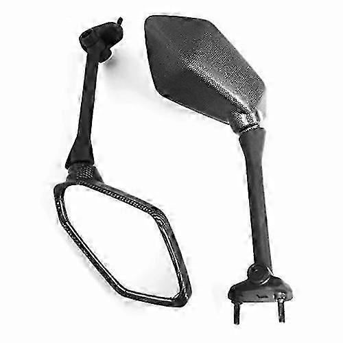 2x Carbon Fiber Look Rear Mirror For Kawasaki Ninja 650r Ex650c 2009 2010 2011 2012 Z1000sx 2011-2012 Er6f Er-6f 2009-2012