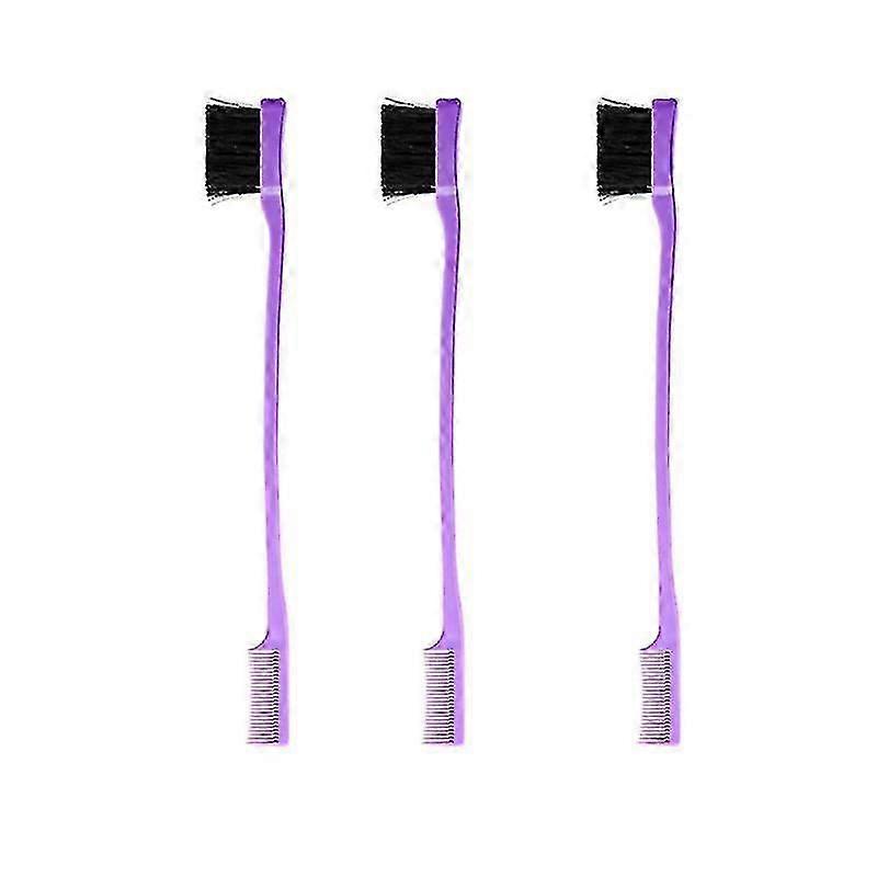 Broken Eyebrow Hair Modification Comb Eyebrow Trimming Tool Double-headed 3pc