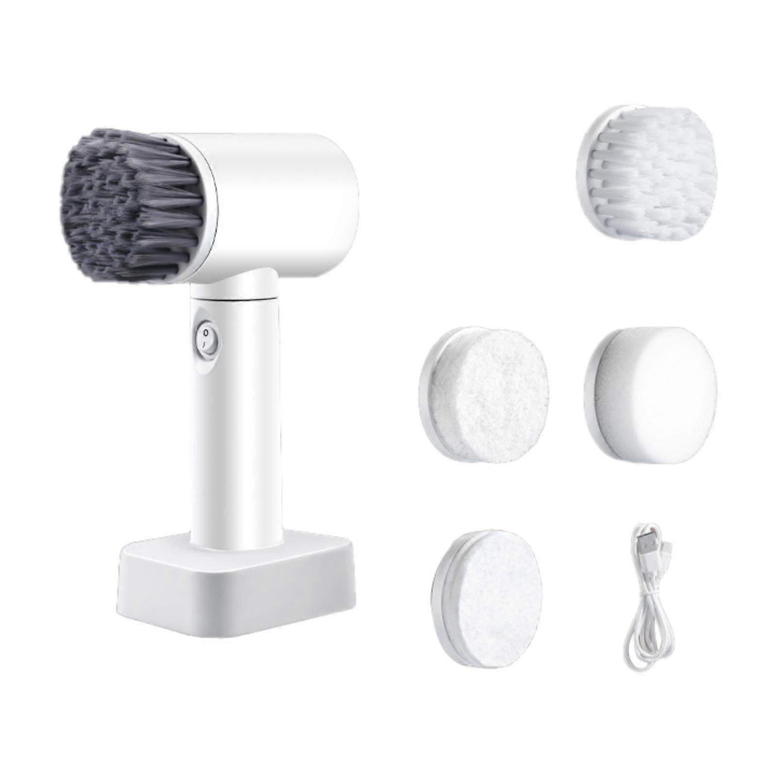 Electric Cleaning Brush Replaceable Cleaning Brush Head Powerful Waterproof